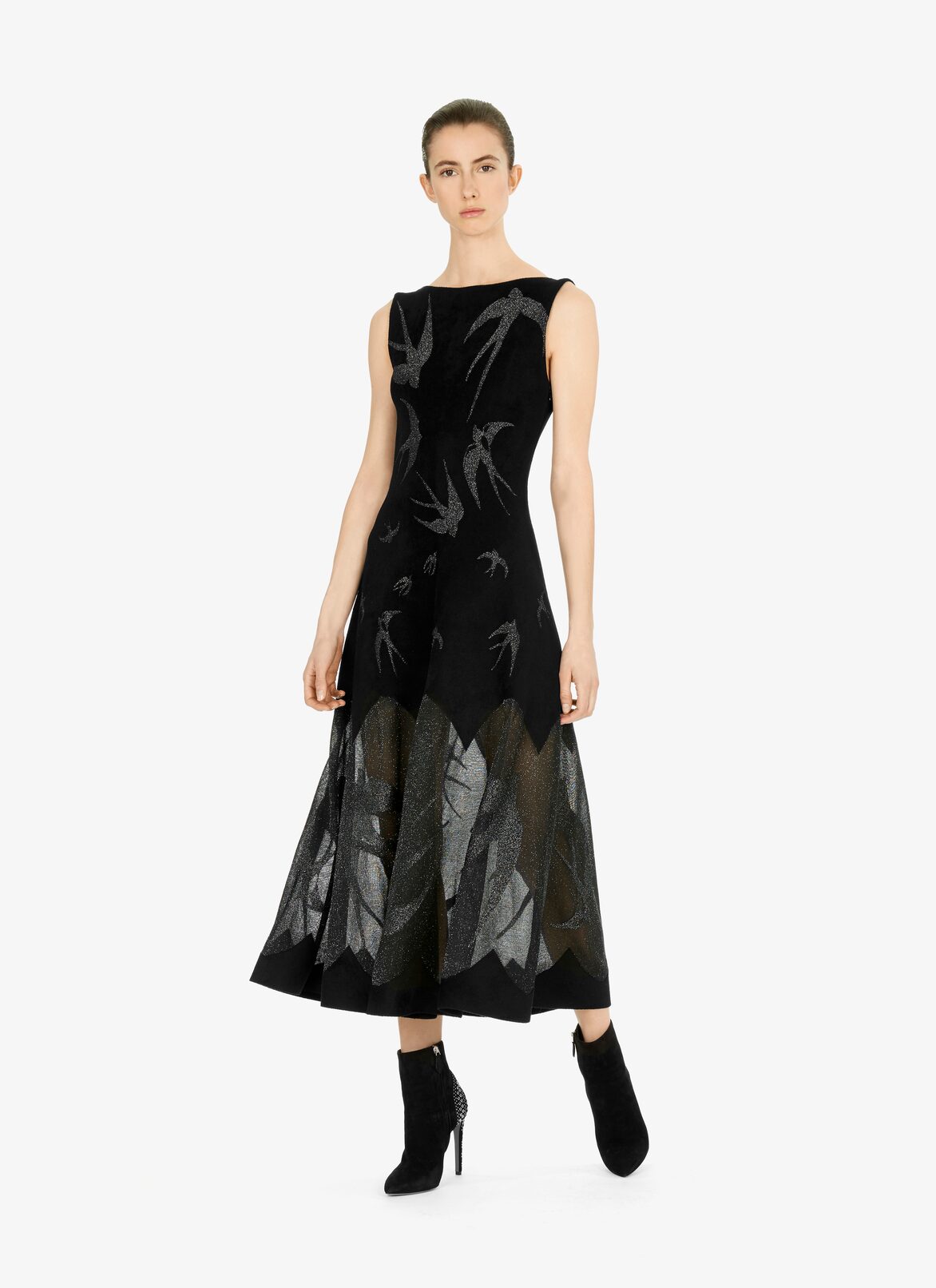 ALAÏA NEGRO/PLATEADO